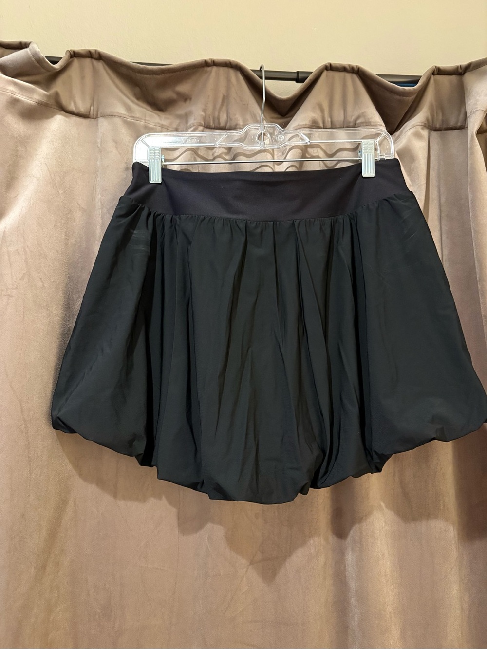 Old Navy Black Bubble Hem Tennis Skirt Athletic Skort Size Large